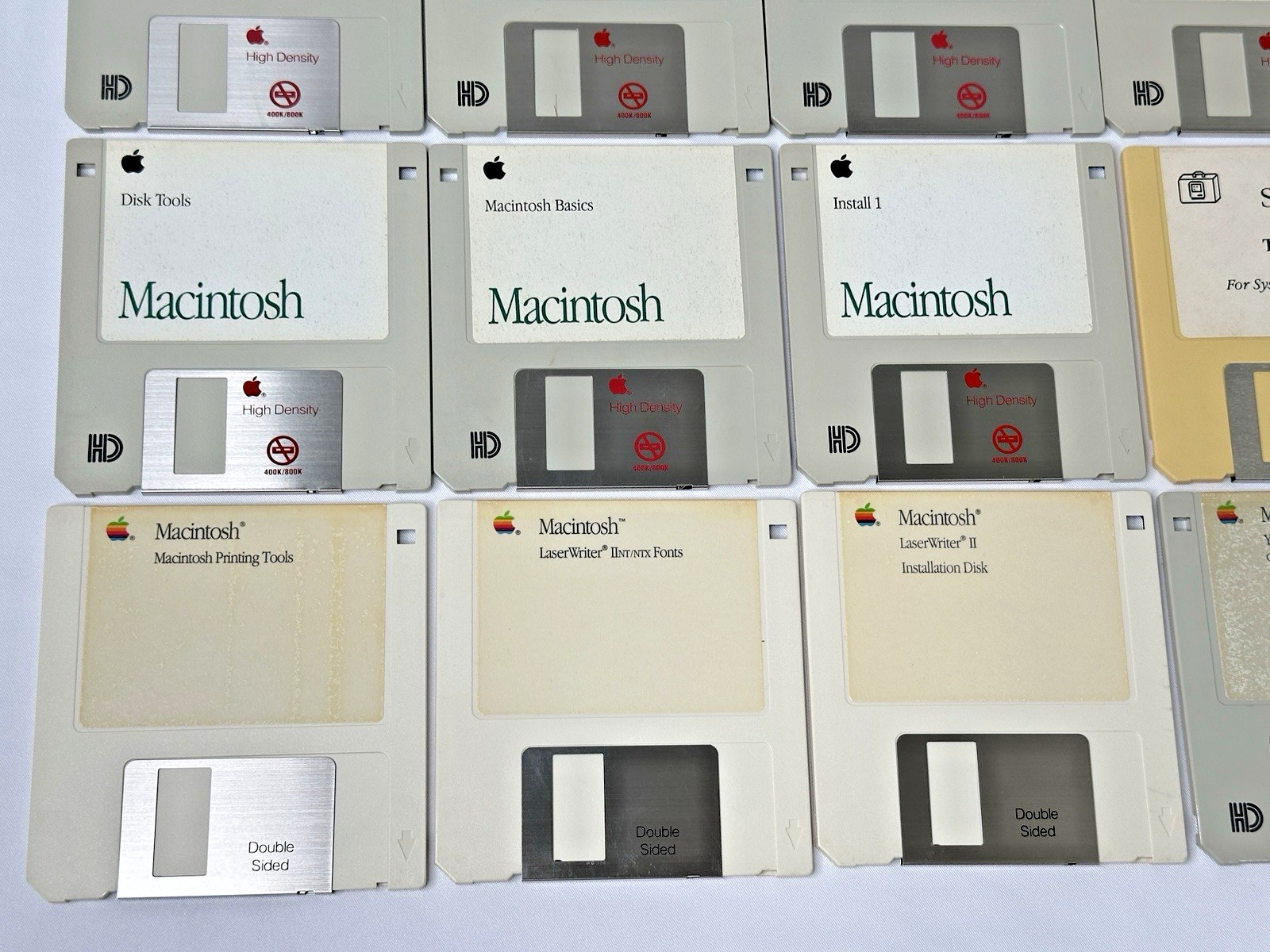 Lot of 18 Vintage Apple Macintosh Software 3.5″ Floppy Disks Lot