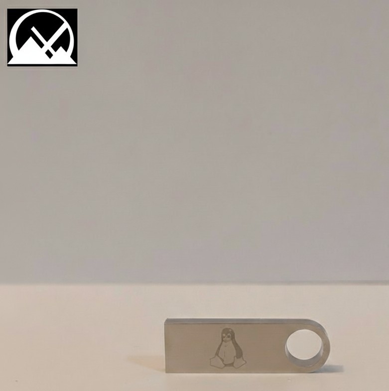 MX Linux Desktop 23.6 on Bootable USB Stick with Tux logo (2025)