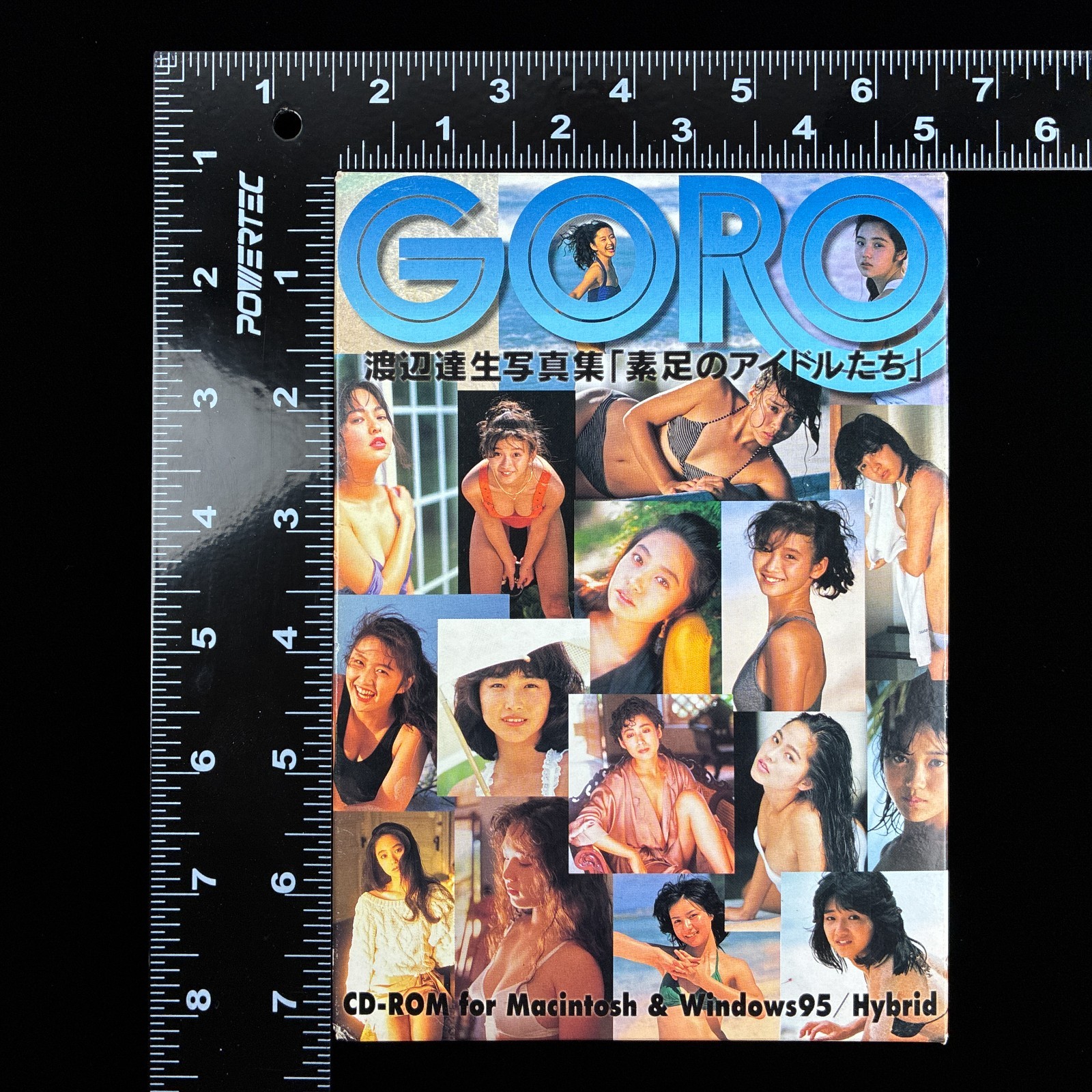 GORO Vol. 2 Tatsuo Watanabe Barefoot Idols Hybrid CD-ROM Idol Photobook Japan