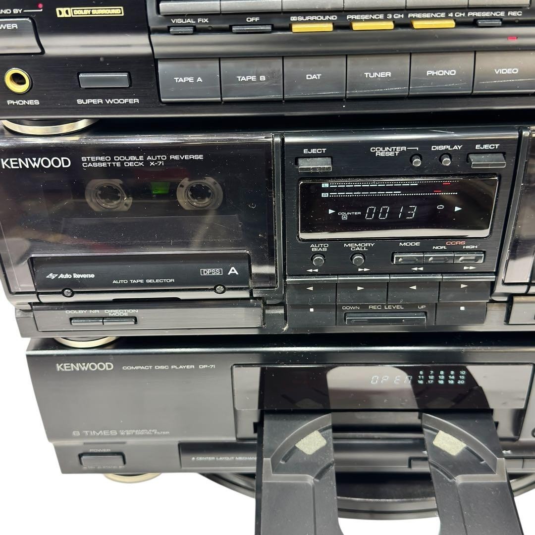 ROXY J5 KENWOOD T-7i GE-7i A-5i DP-7i X-7i Hi-Fi Stereo System Set Vintage Japan