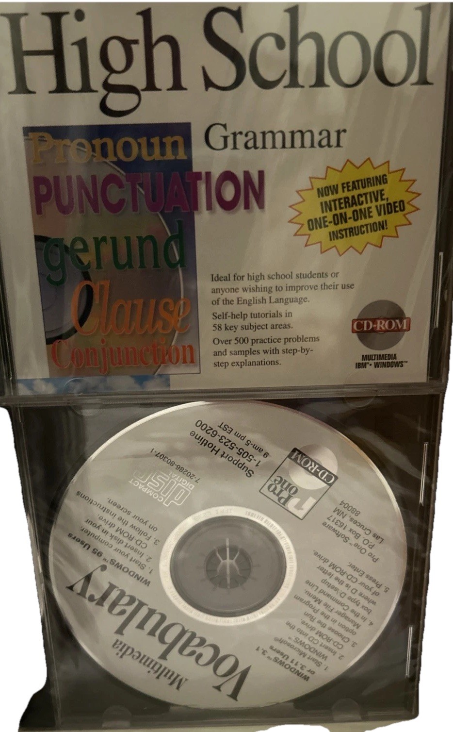 Pro One High School Learning And Resource Library 6 CD ROM Box Set