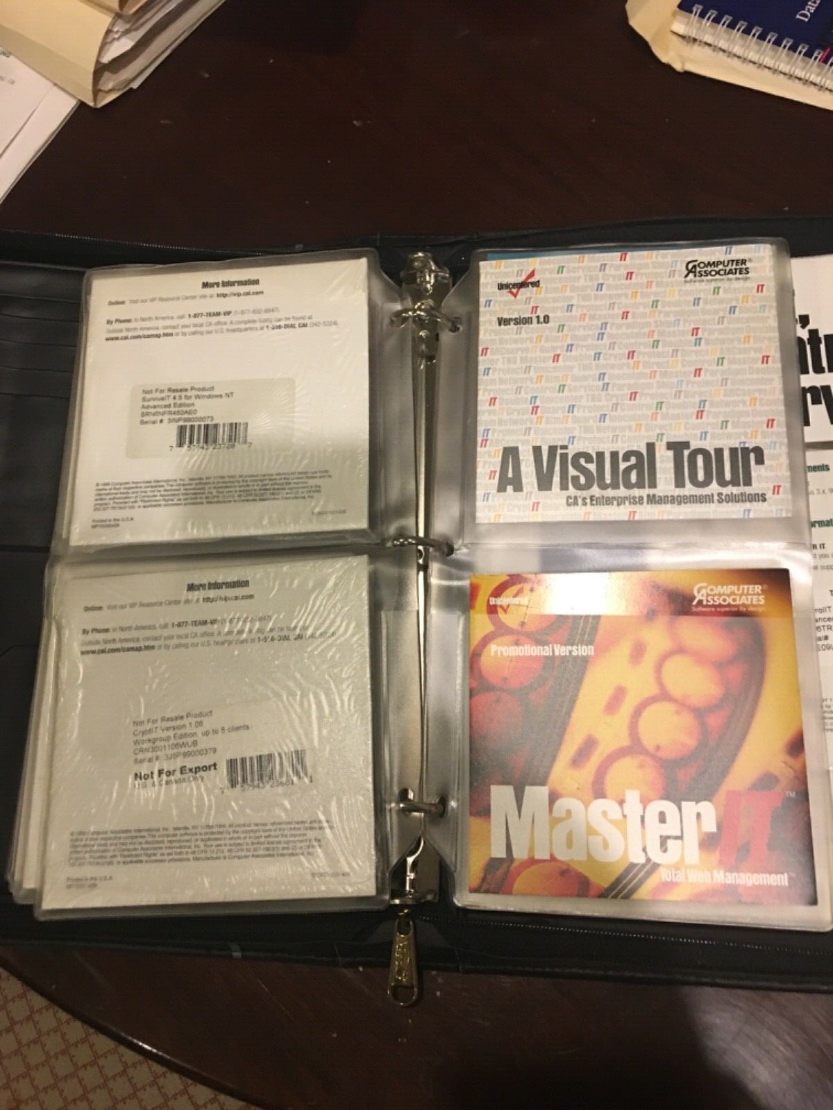 NEW Computer Associates NFR. Lots of CDs with serial numbers. Extremely useful.