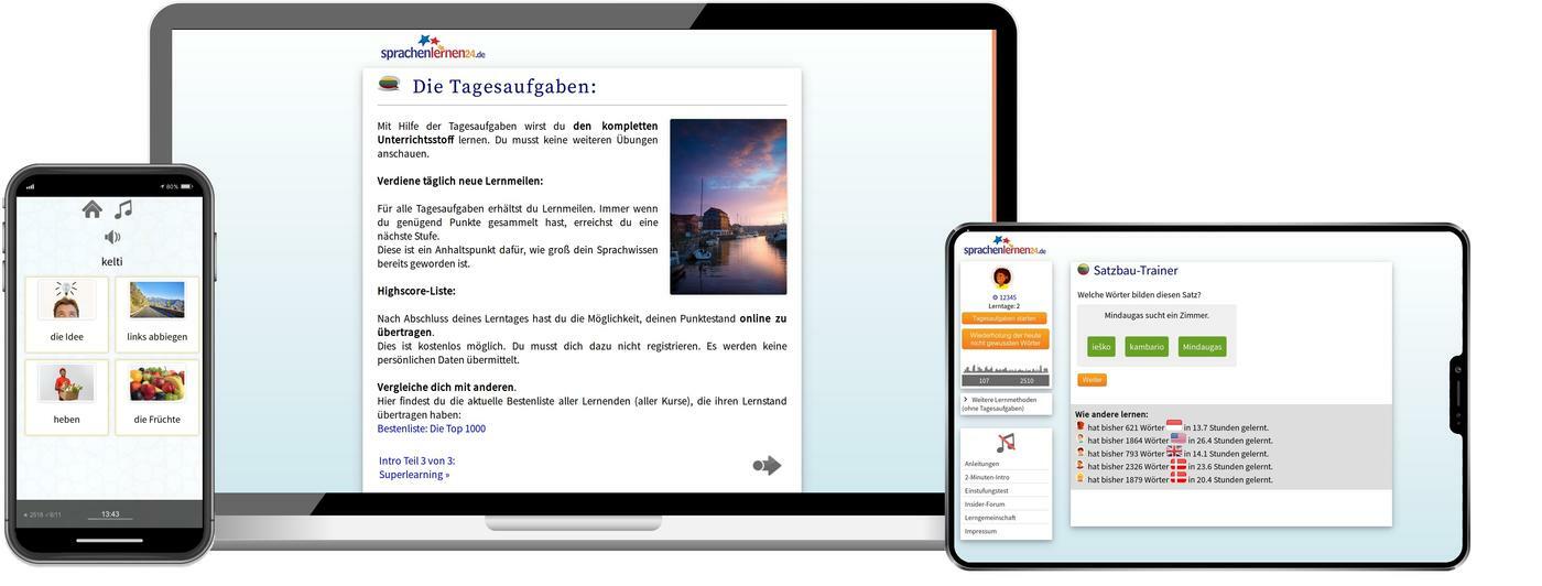 Lithuanian business language course savings package B2/C2 online course language learning 24 new