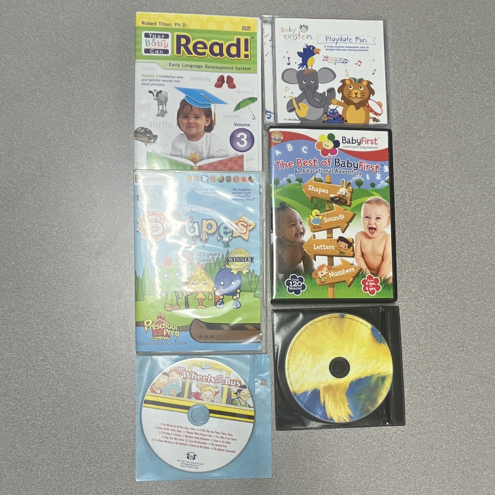 Children’s Early Learning Educational CD Lot – Kids Learning & Preschool Skills