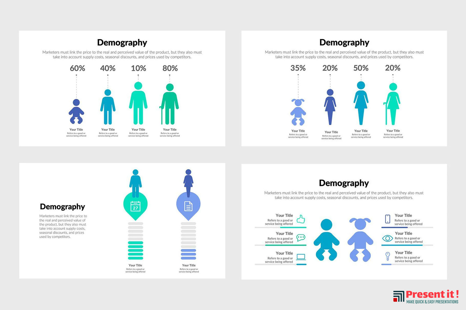 Demographic Infographic Templates