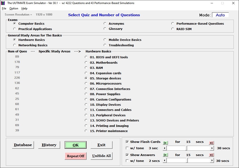 Ultimate Exam Simulator: 4200+ Questions – Custom DBs – Create – Your Own Exams!