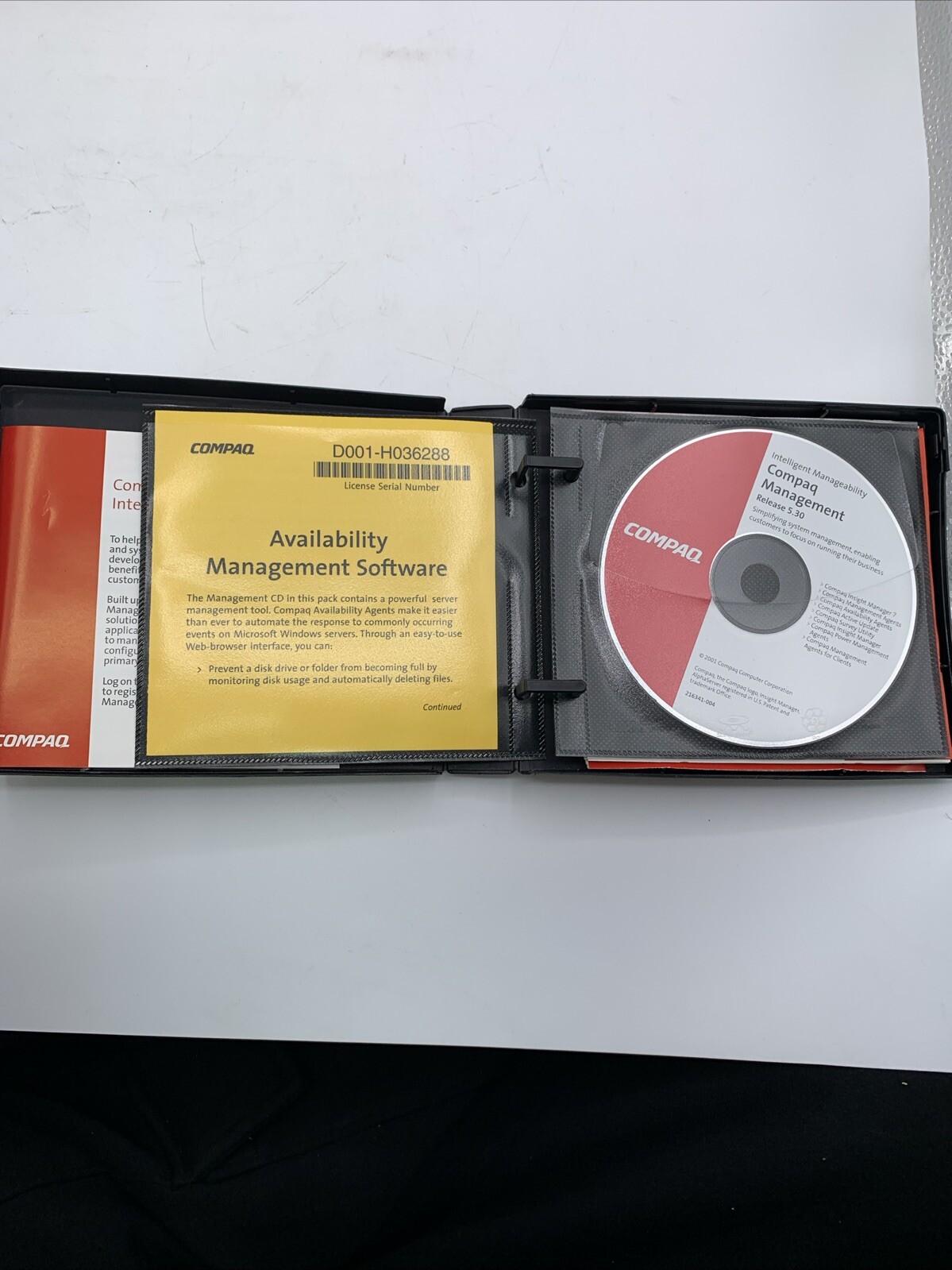 Lot Of 8 Compaq Veritas Computer Associates Storage Utility Software See Pics
