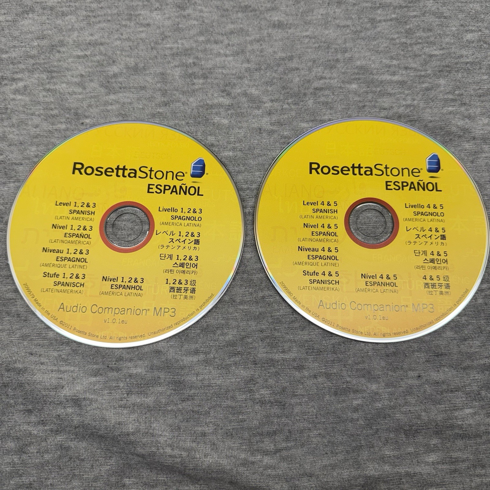 Rosetta Stone Spanish Latin America Version 4 Level 1-5 PC+ MP3 Audio Disc – VGC