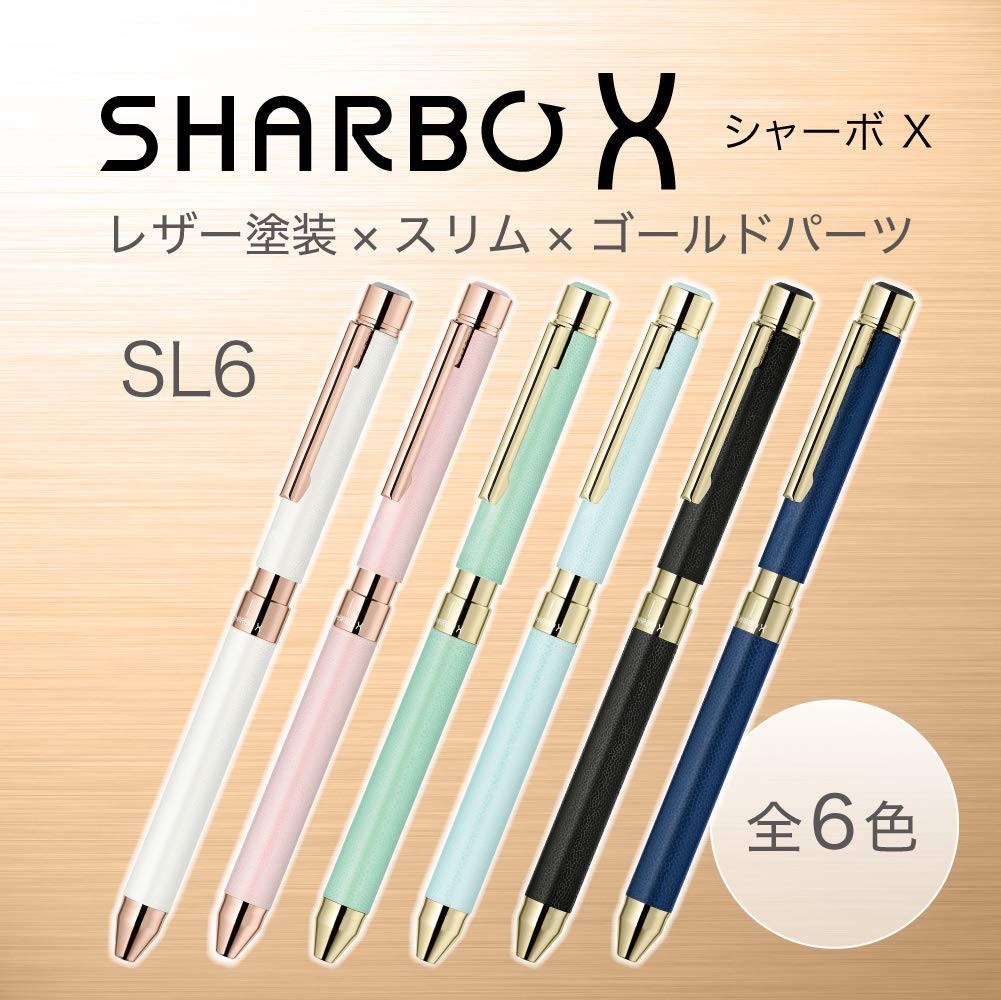 Zebra Pen Zebra Sb36-Lmg Sharbo X Sl6 Multi-Functional Pen Leather Mint Green