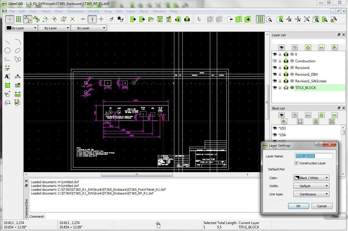 Libre Cad 2D – Computer Aided Design CAD Software Package for Windows on CD