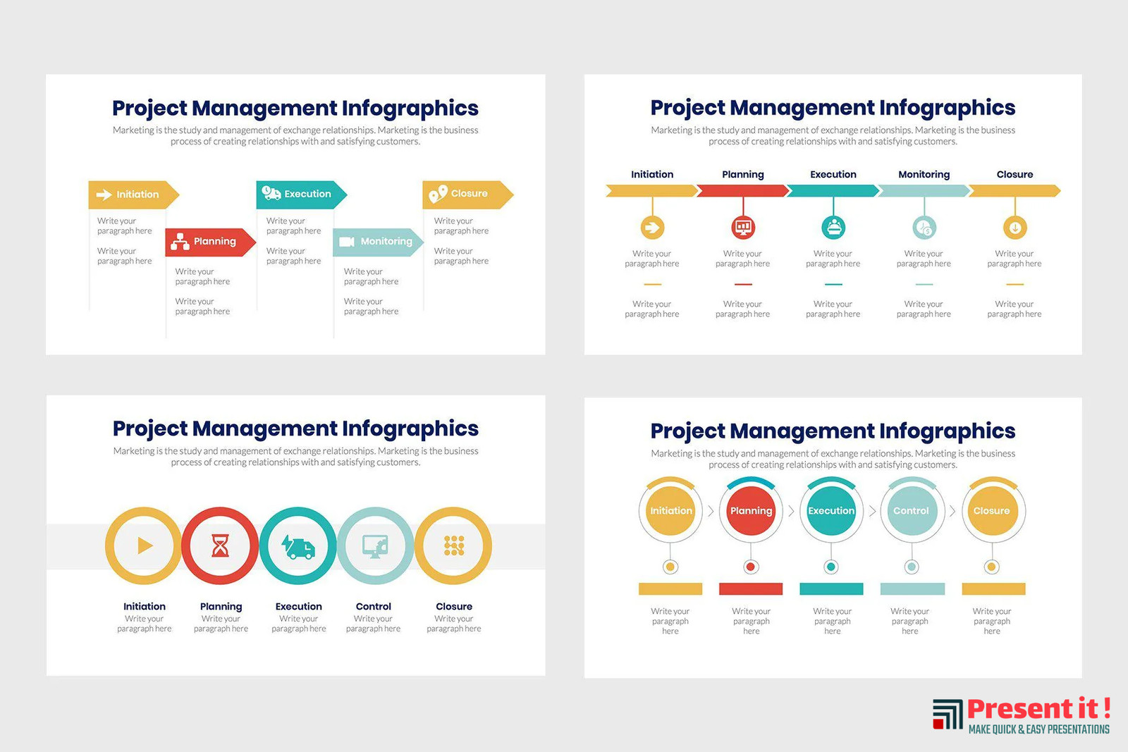 Project Management Infographics Templates