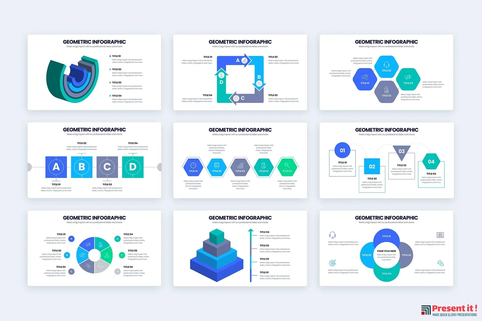 Geometric Infographic | Premium Infographics