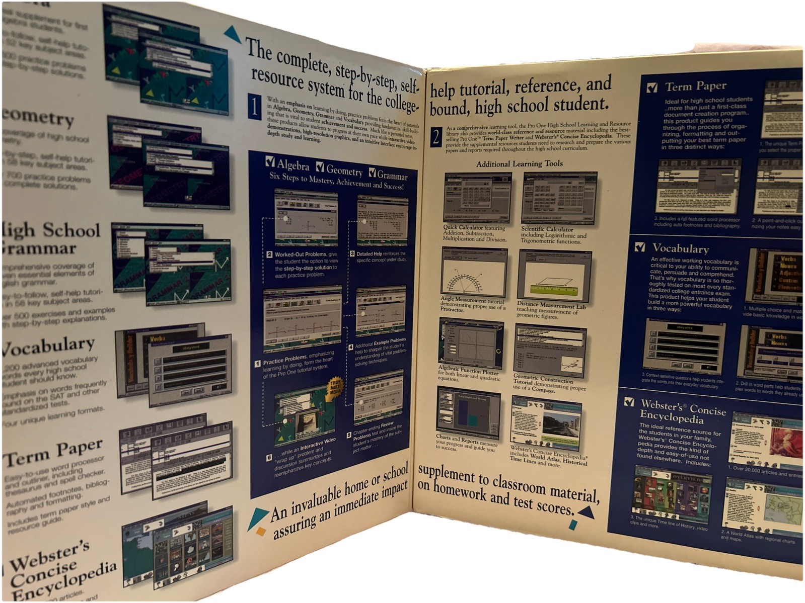 Pro One High School Learning And Resource Library 6 CD ROM Box Set