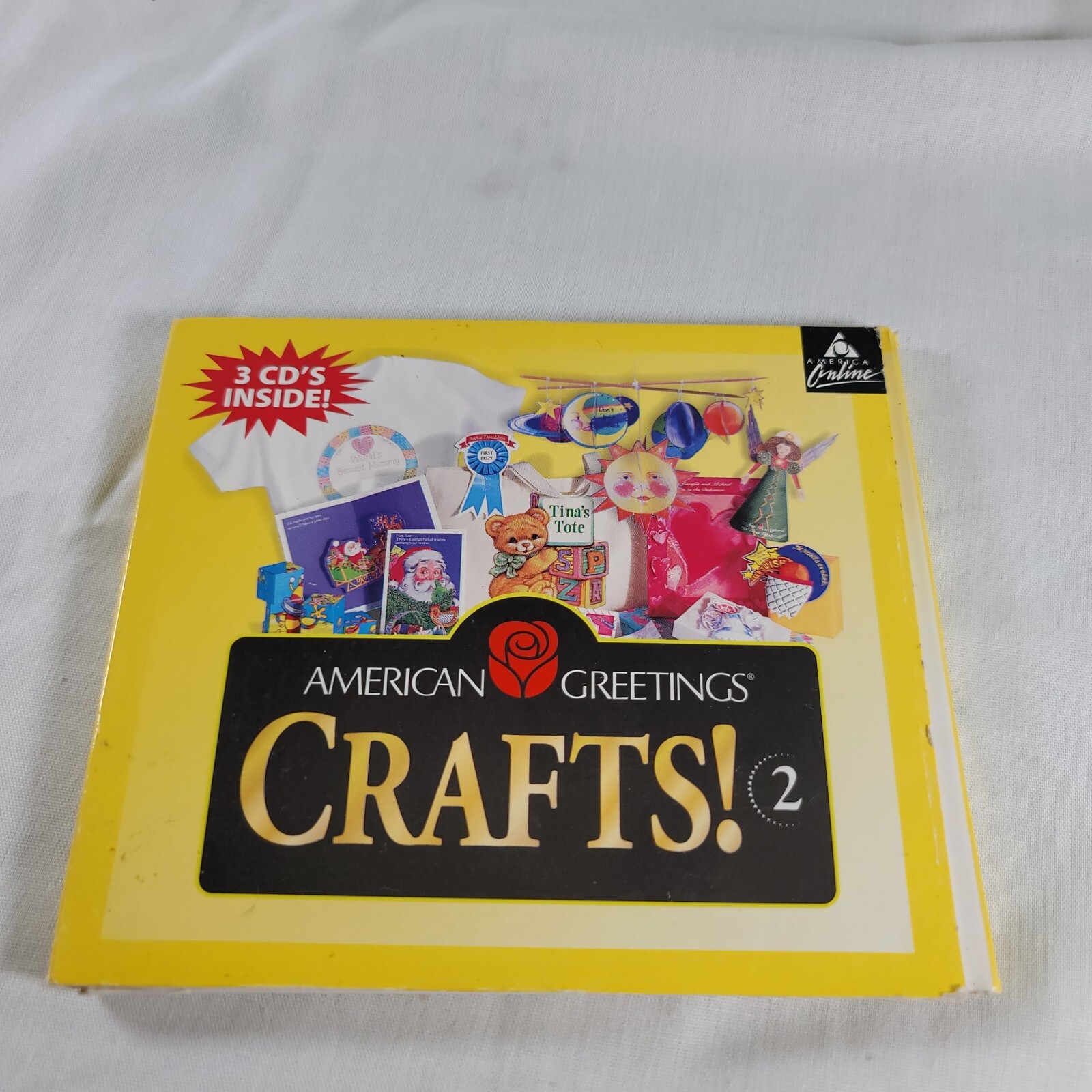 Broderbund American Greetings Crafts #2 3 Cds Inside made for Windows 95, 98, NT