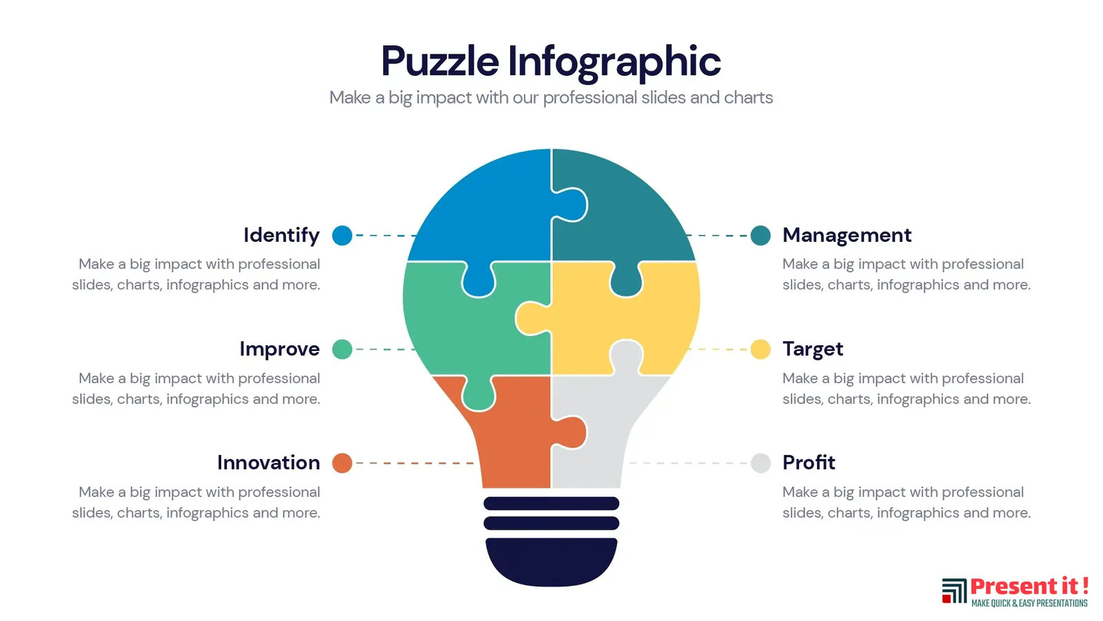 Puzzle Infographic Templates & Slides