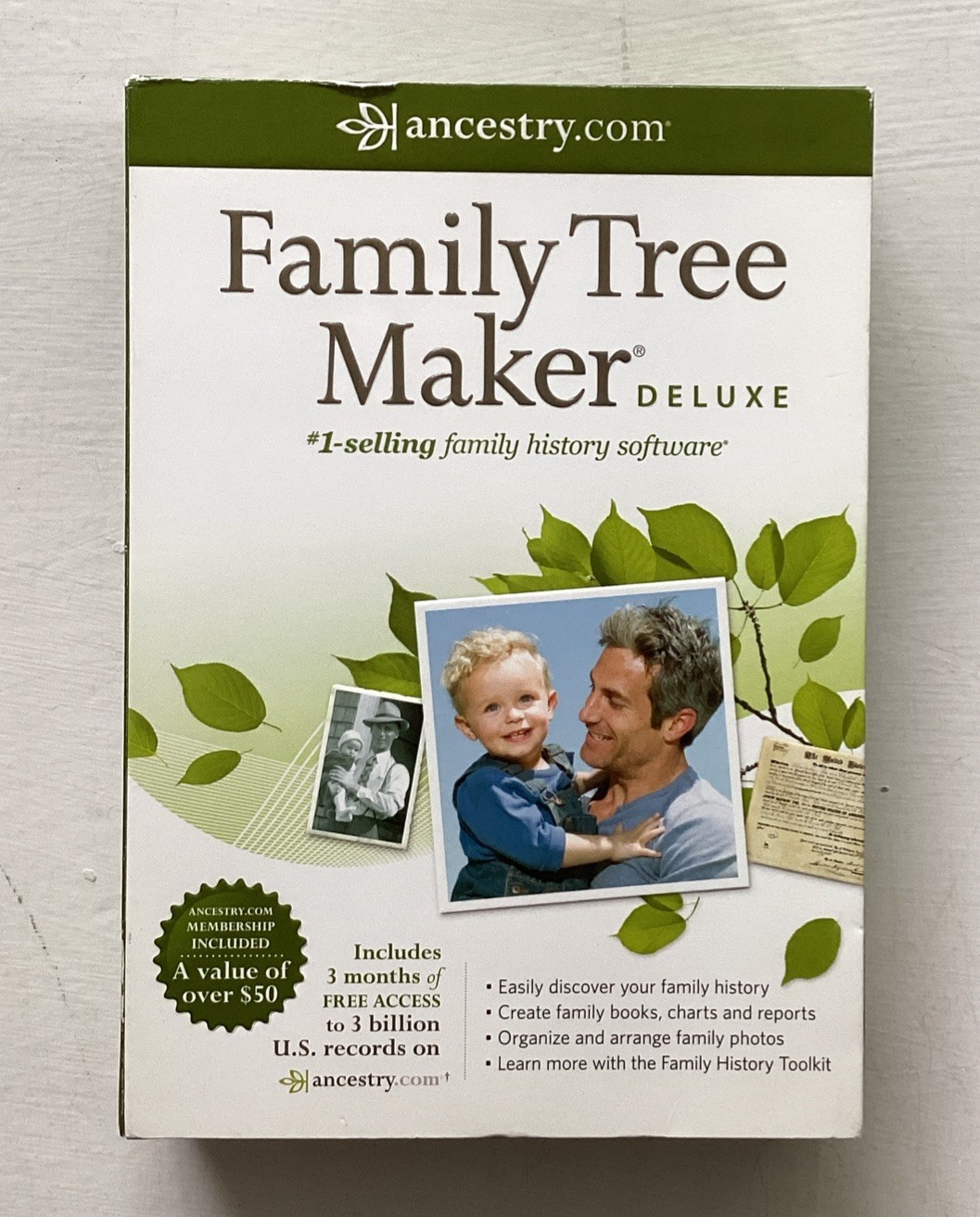Brand New Ancestry Family Tree Maker Deluxe 2011 PC Compatible Vintage History