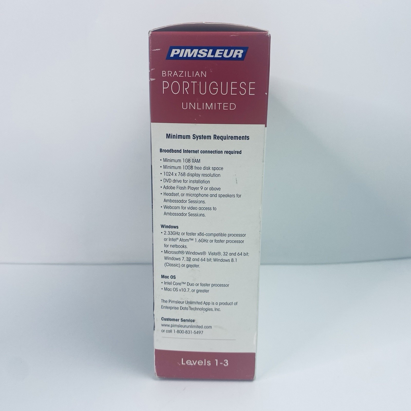 Pimsleur Brazilian Portuguese Unlimited Levels 1-3 PC Language Learning Software