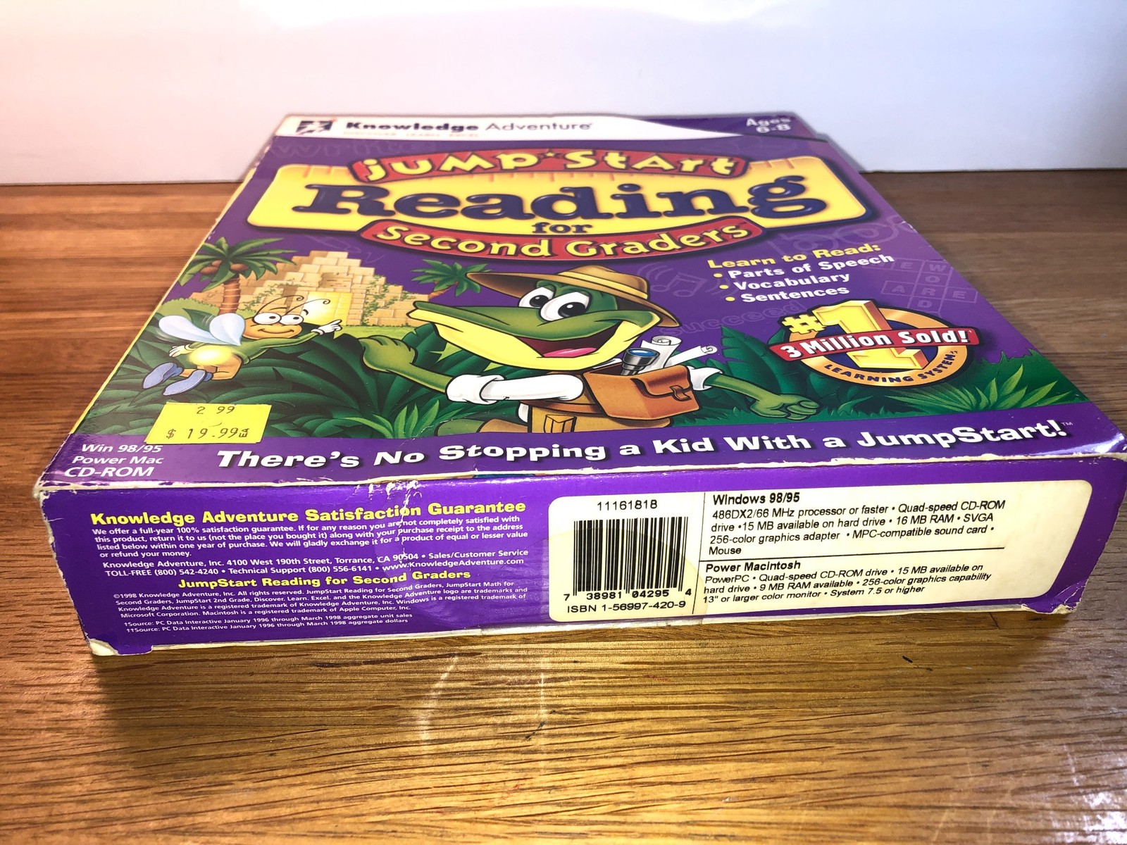 NEW Jump Start Reading for Second Graders Big Box PC CD-ROM Windows RARE SEALED