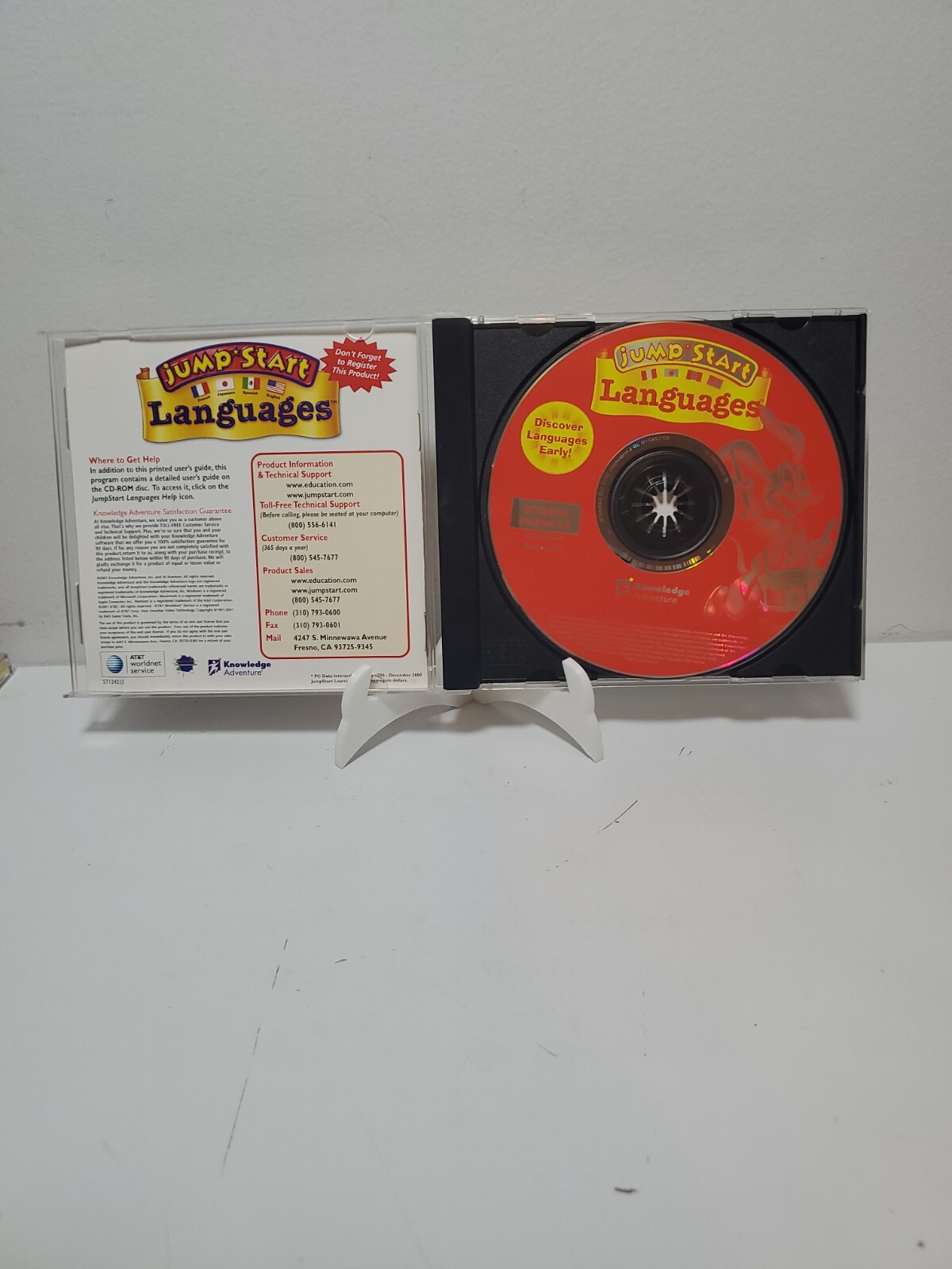 JumpStart Languages (Jewel Case) French Japanese Spanish English Pc