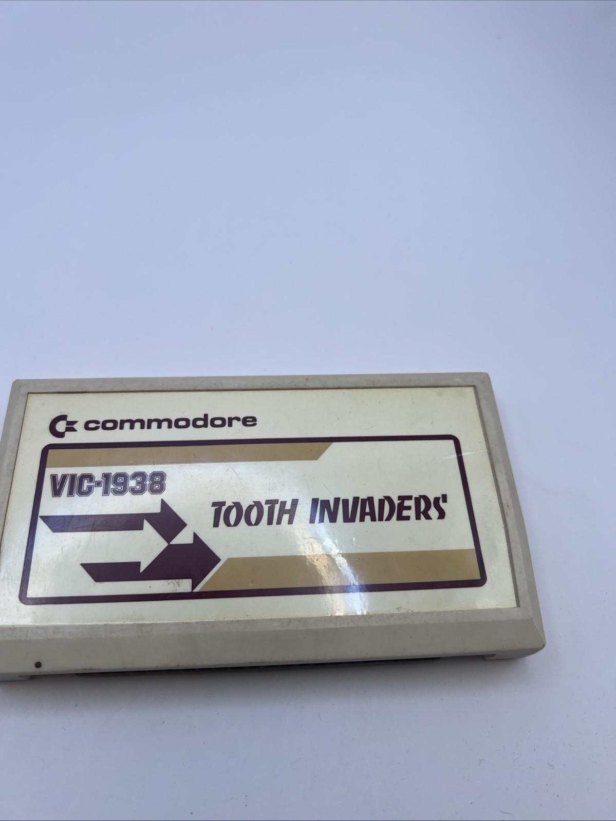 Vintage – Commodore Vic-1938 – Tooth Invaders Cartridge Only