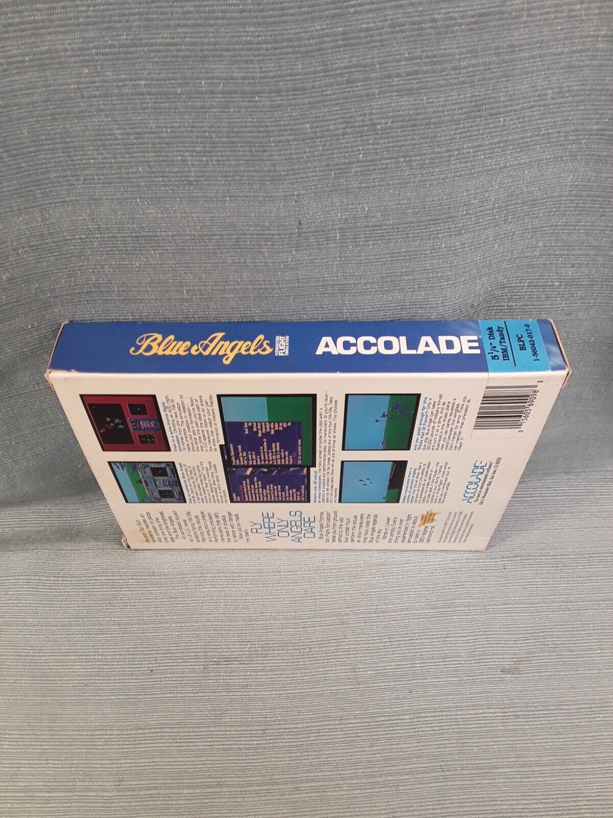 1989 Accolade Blue Angels Formation Flight Simulation IBM PC Floppy – Complete