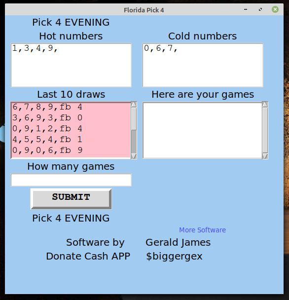 Florida Lottery Pack 4 Programs Numbers software CD for Windows 7 & 8 & 10