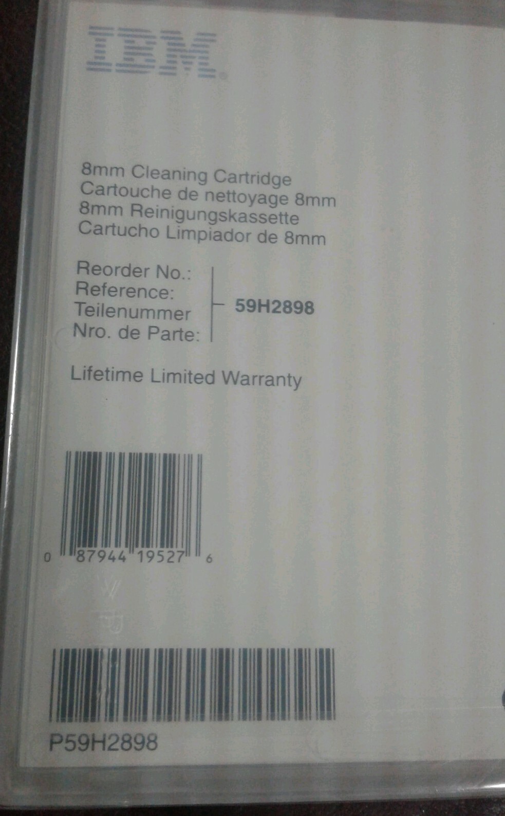 Lot of 3 IBM – 1 NEW Test Disk, 1 NEW Cleaning Cartridge, 1 USED Diagnostic Disk
