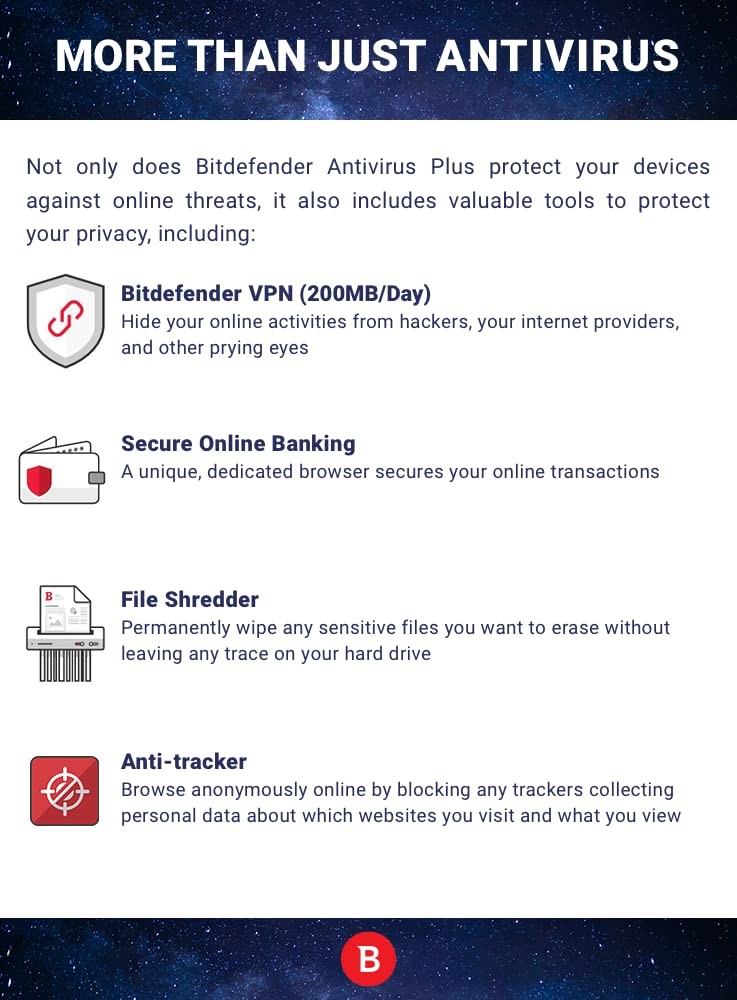 Bitdefender Total Security 2026 – Complete Antivirus and Internet Security…