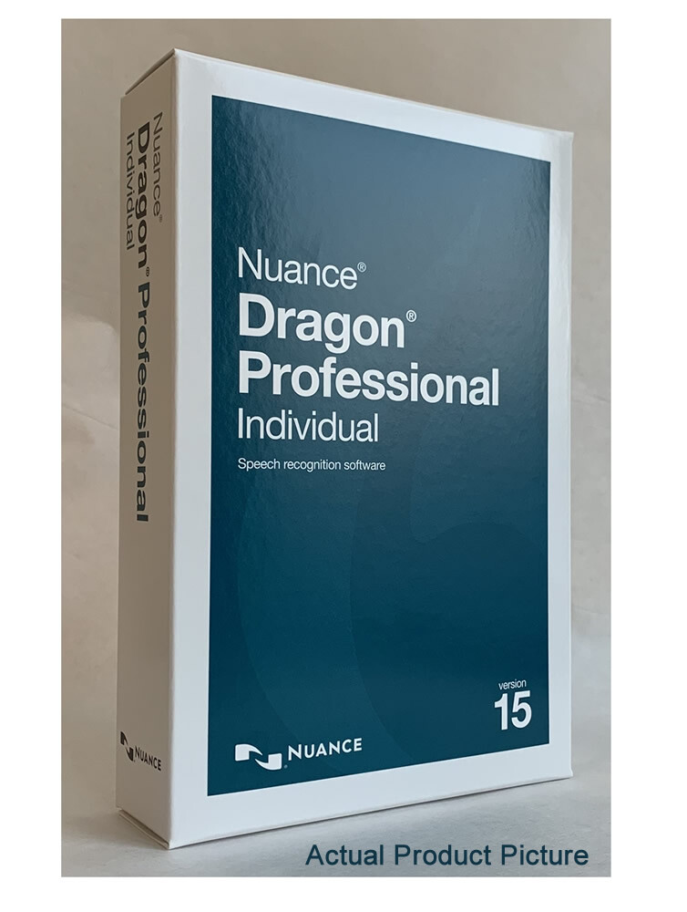 Nuance Dragon Professional Individual 15 – Retail Box w/ Headset, K809A-G00-15.0