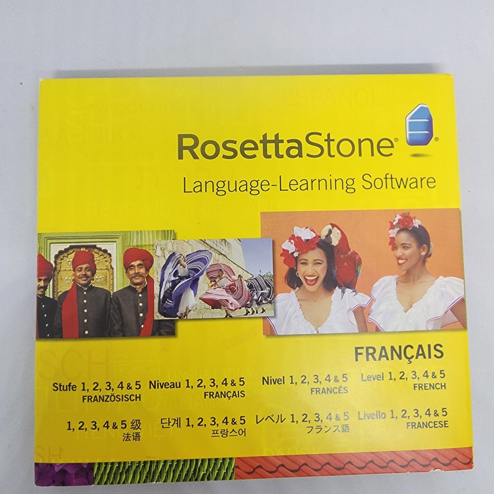 Rosetta Stone French Level 1-5 for PC, Mac Francais NO Headphones/Digital Code..