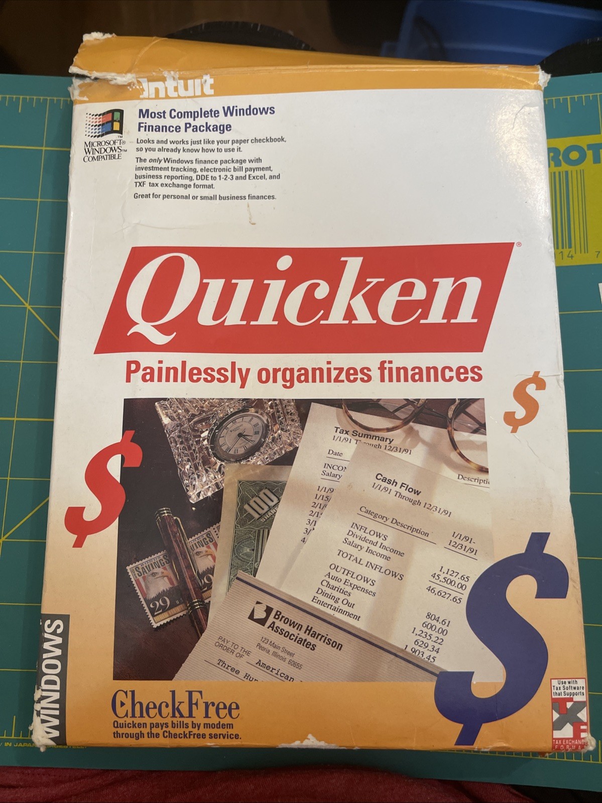 Quicken IBM Windows Intuit Finances 5.25″ & 3.5″ PC Computer Program Software