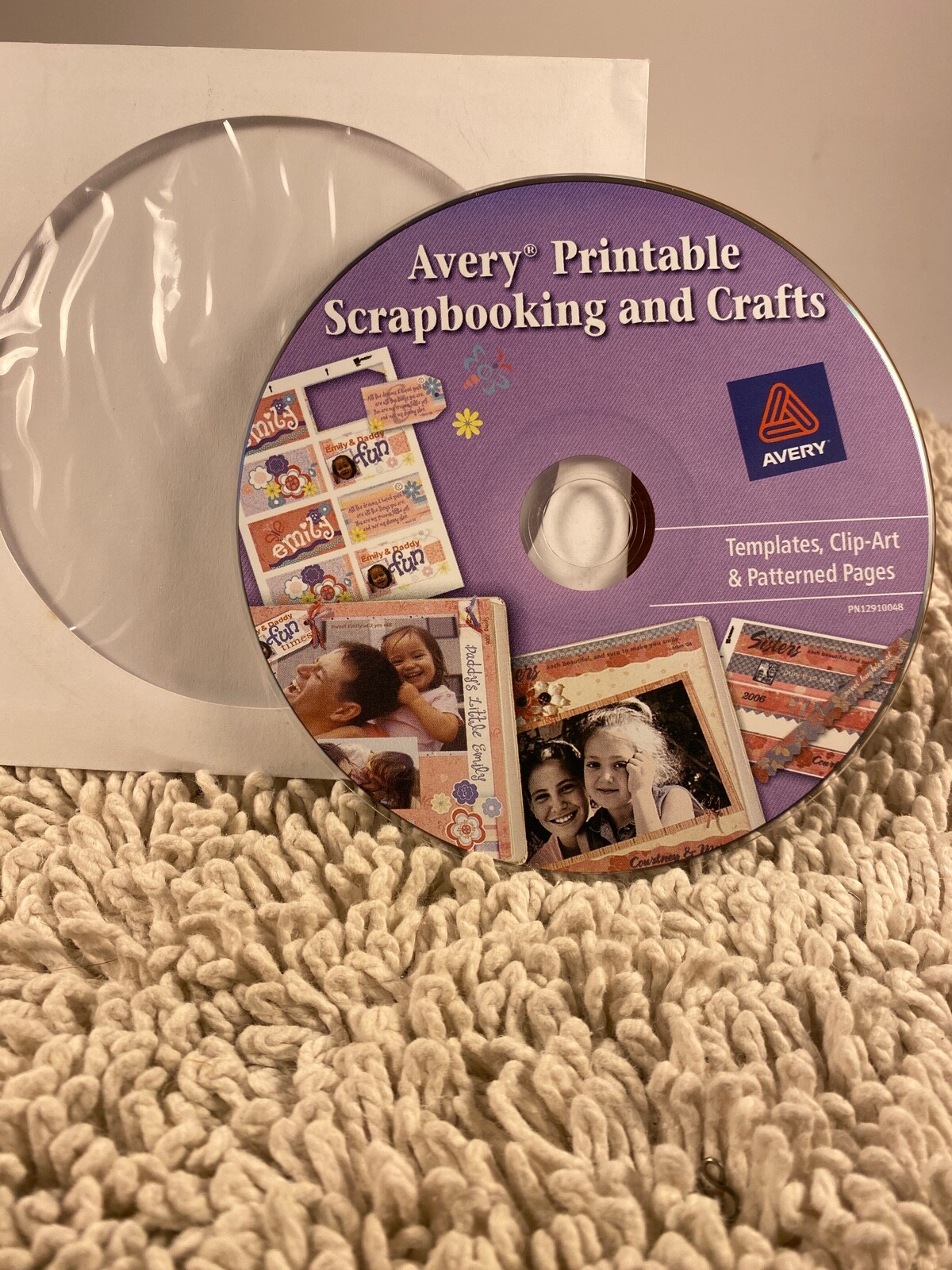 Avery Printable Scrapbooking And Crafts PC CD templates clip-art patterned pages