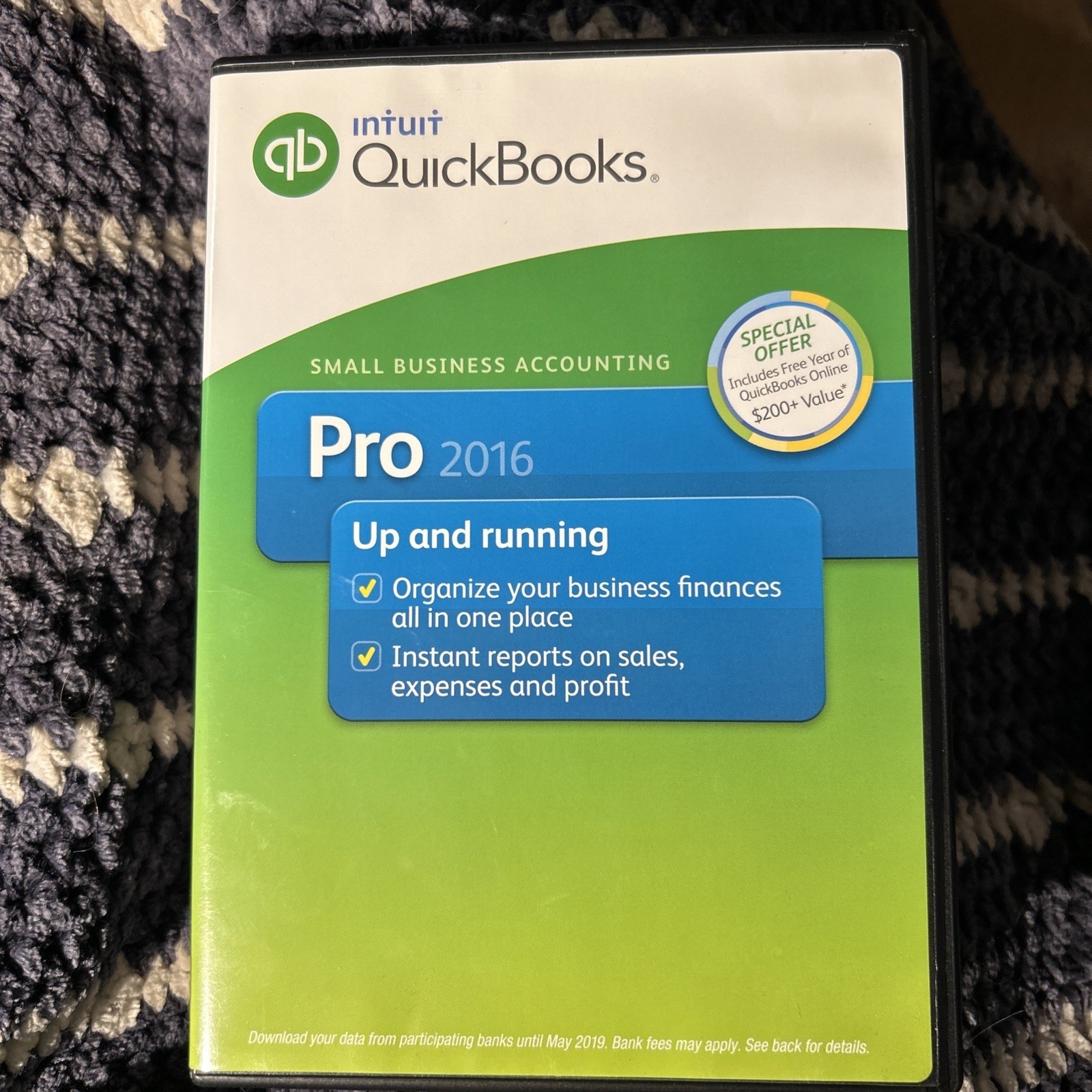 Quickbooks Desktop Pro 2016 Windows Accounting Retail NO SUBSCRIPTION TESTED