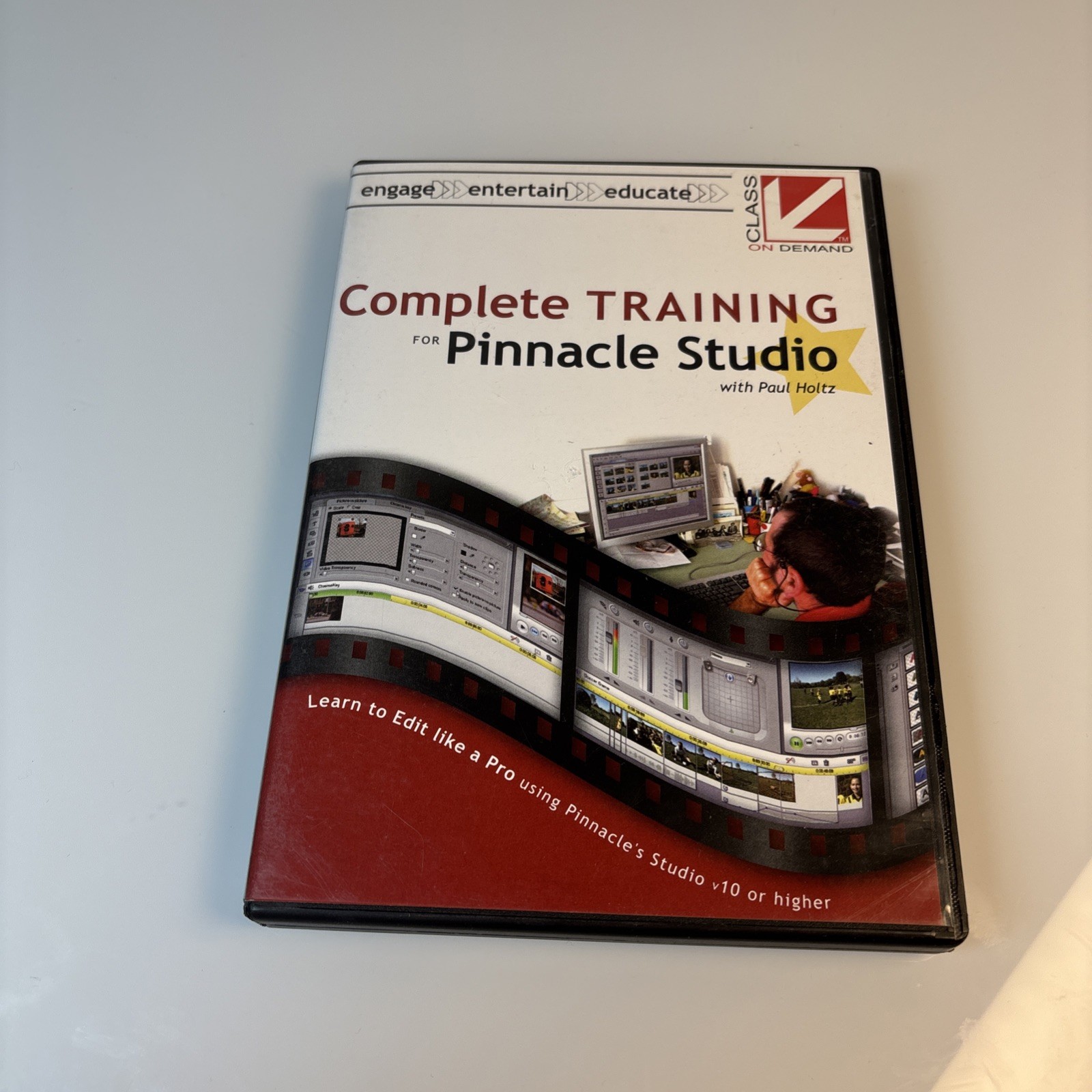Class on Demand Pinnacle Studio V10 Educational Training Windows Dvd Rom PC