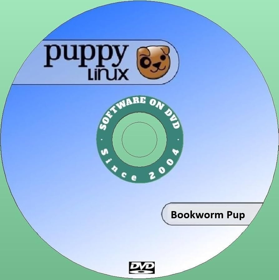 Latest Release Puppy Linux Bookworm Pup OS 32 Bit Operating System for PC DVD