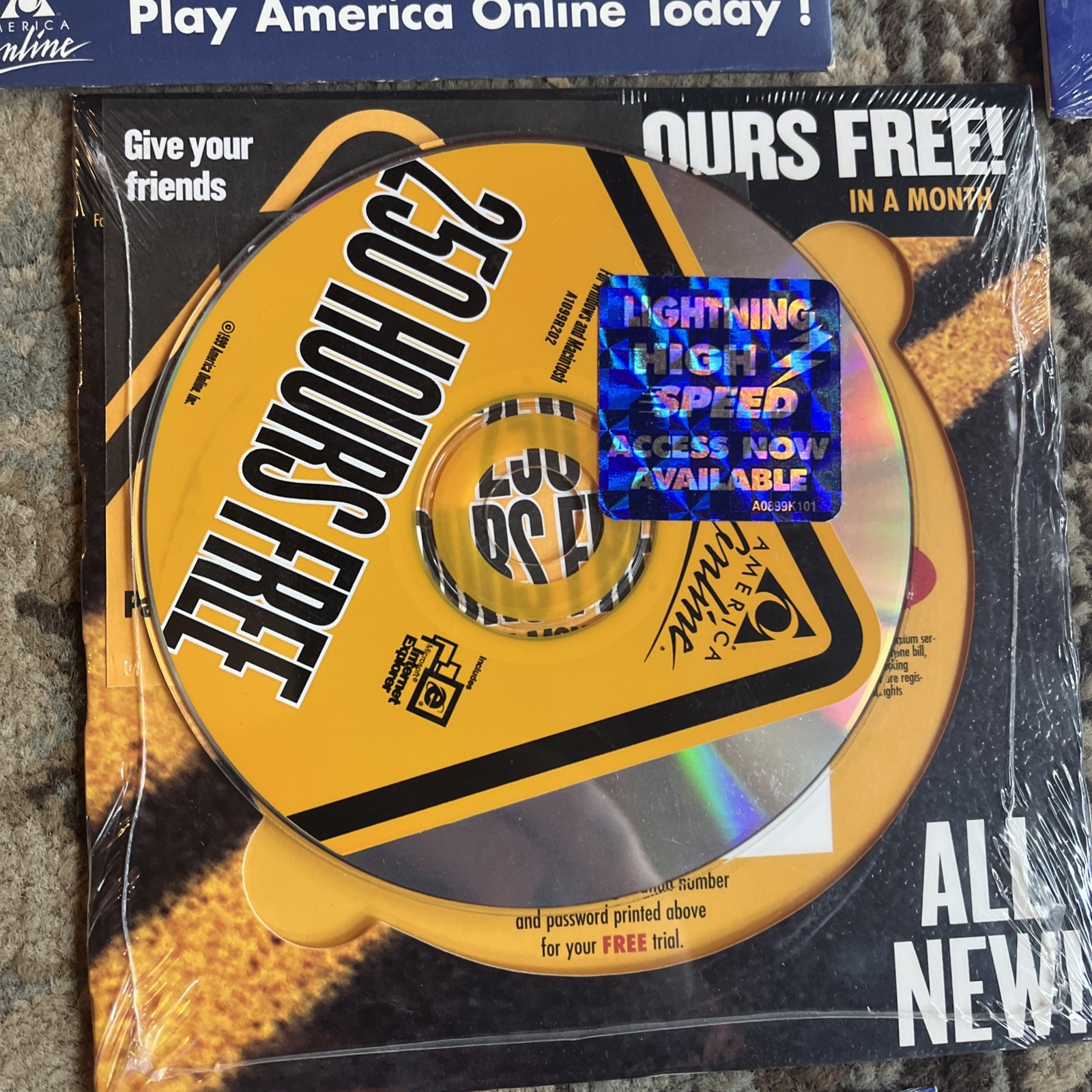 Vintage America Online AOL Internet Software CD Lot Of 16 Brand New Sealed NOS