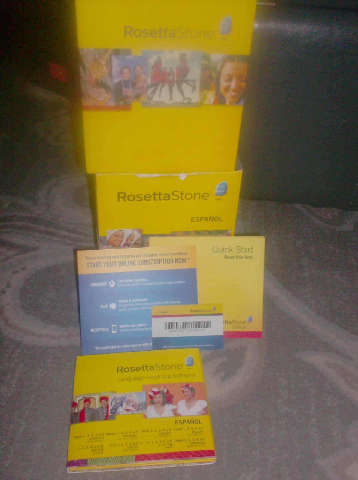 Rosetta Stone Spanish (Latin America) Level 1-5 1 2 3 4 5 6-Disc Set Version 4