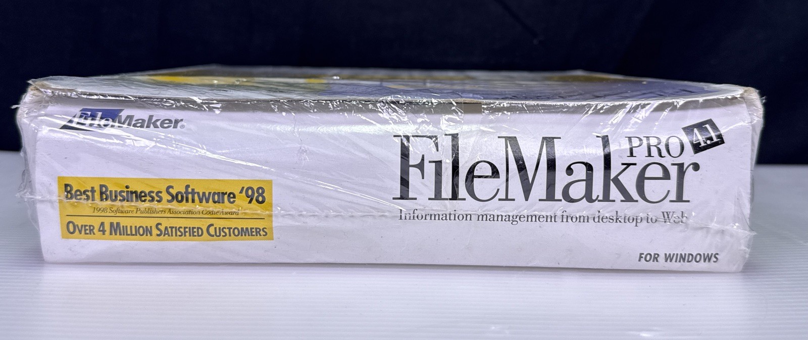 VINTAGE 1998 OLD NEW STOCK COMPUTER CD ROM FILE MAKER pro 4.1 FOR WINDOWS