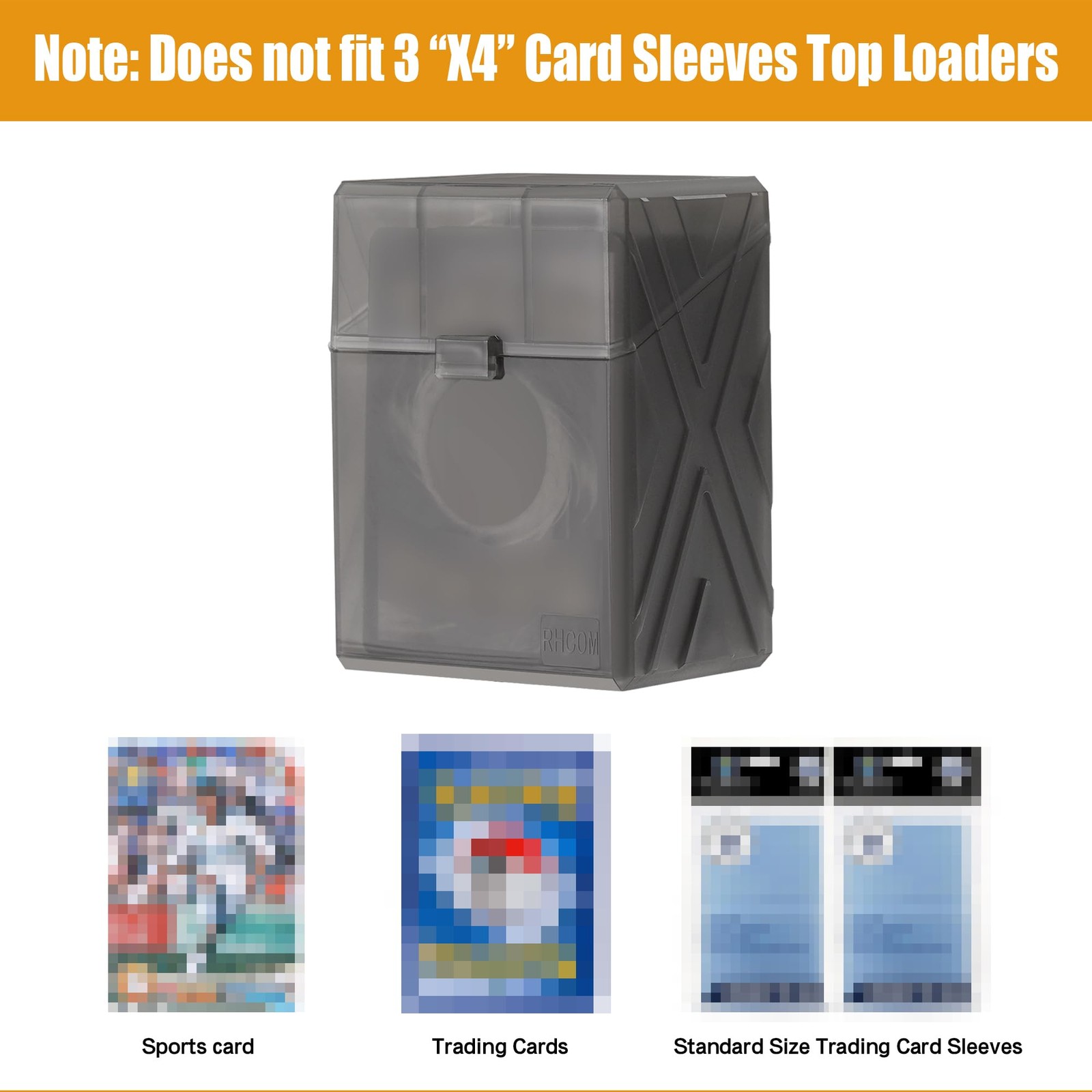 RHCOM Trading Card Case Kit – 12 Deck Boxes for 2200+ MTG/Sports Cards
