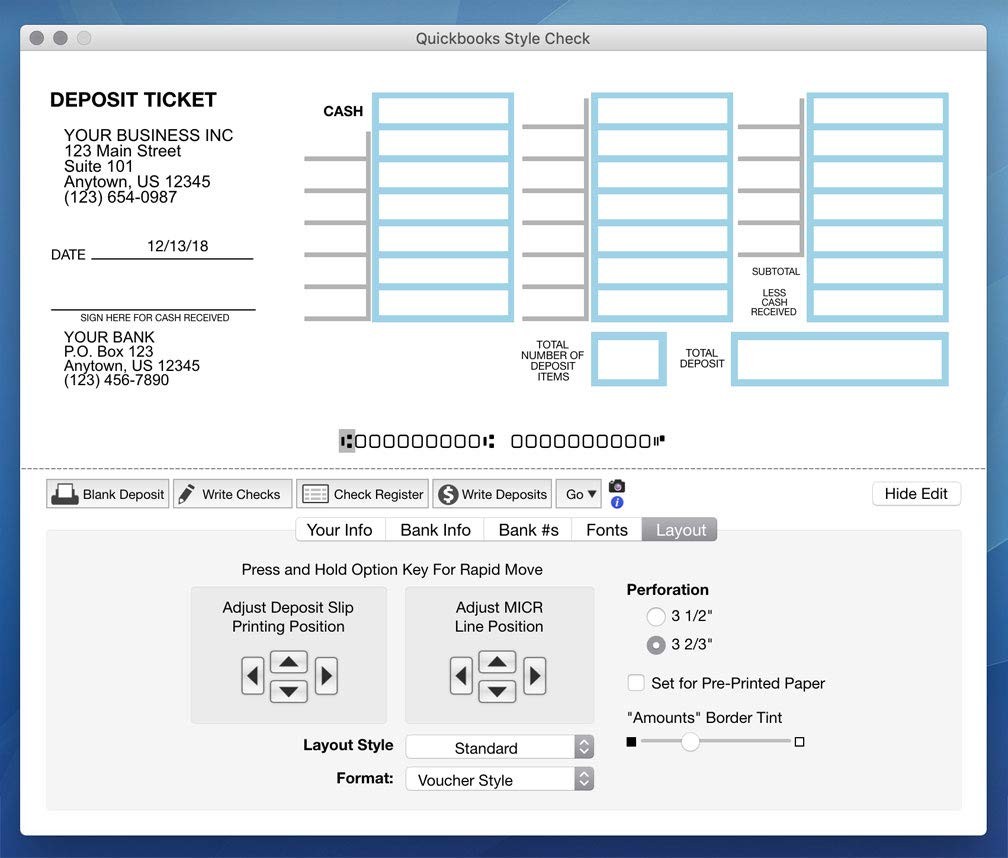 – Windows & Mac Check Printing Software