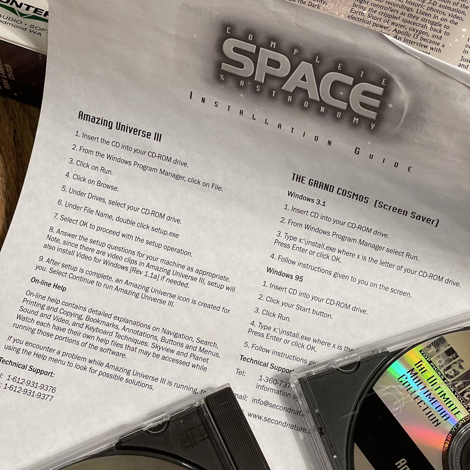 Topics Entertainment Complete Space and Astronomy (PC CD ROM) Software