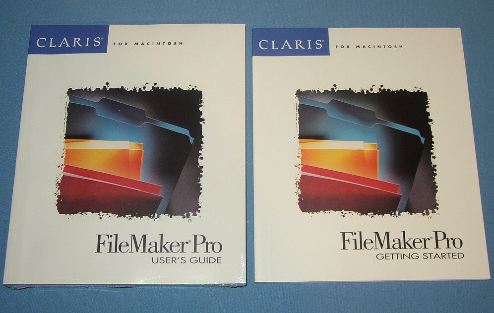 1993 Claris FileMaker Pro 2.0 Apple Macintosh OS System 7 on 3.5″ & 5.25″ Floppy