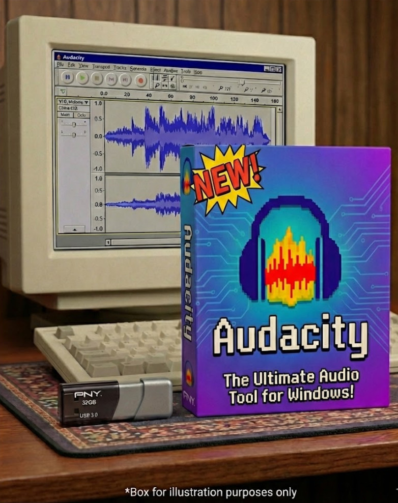 Audacity 2025 Software, Professional Audio Music Editing Recording, Podcasting