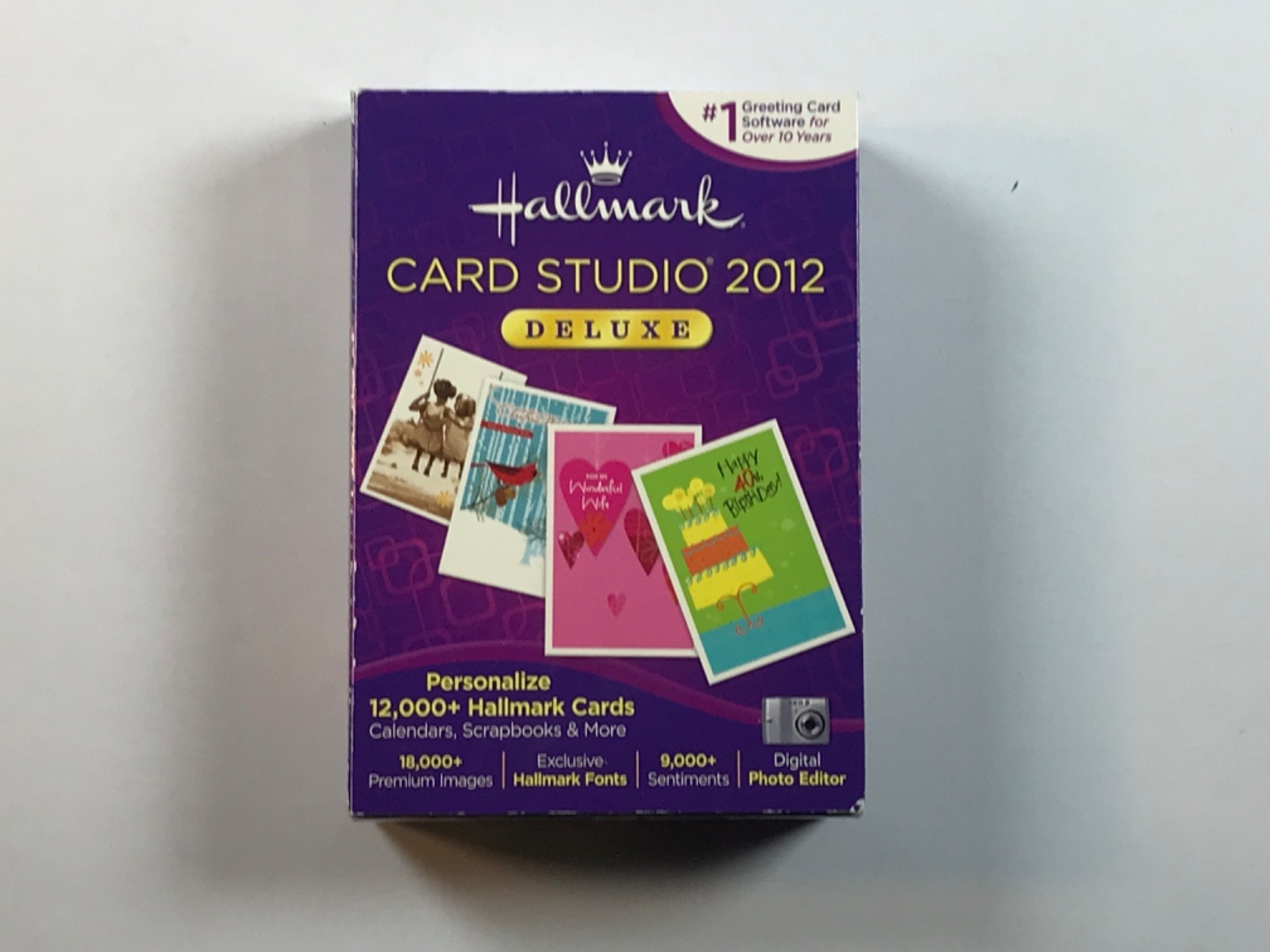 Hallmark Card Studio 2012 Deluxe Greeting Card Software Windows DVD-ROM