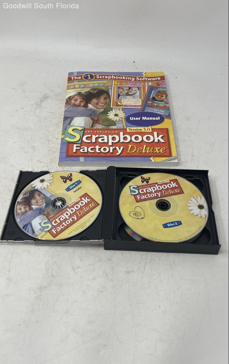 Nova Development Scrapbook Factory Deluxe 3.0 Art Crafts Software Not Tested