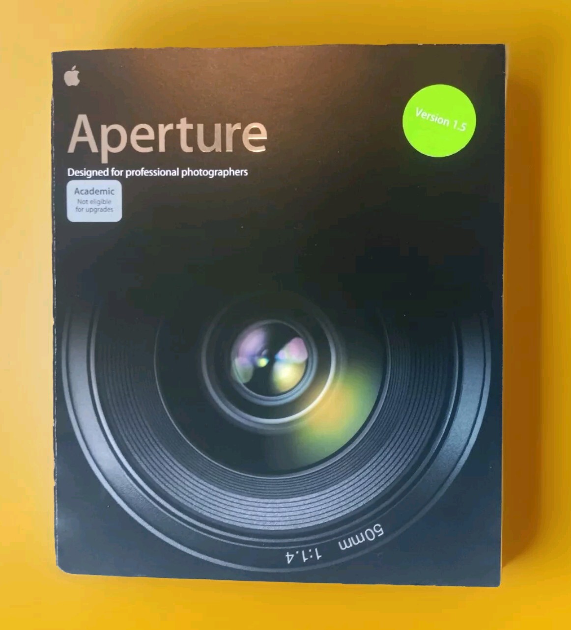 Apple Aperture Version 1.5 Academic Software MA716Z/A 2006 NIB