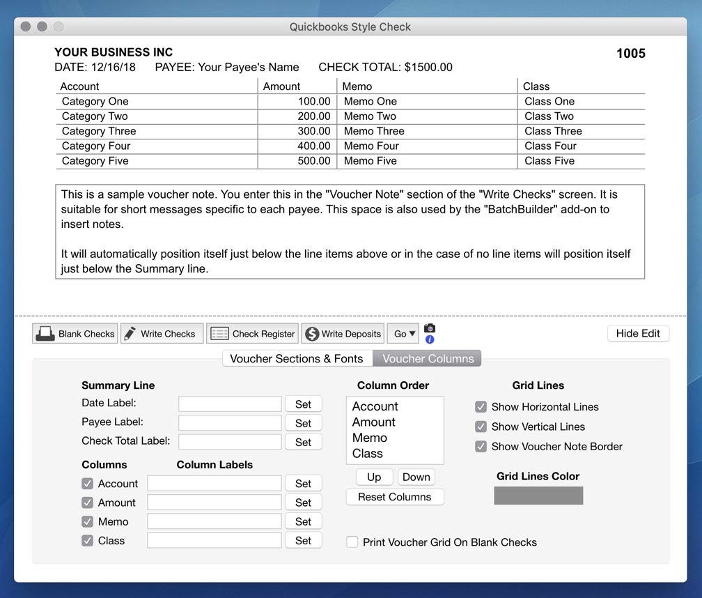 – Windows & Mac Check Printing Software
