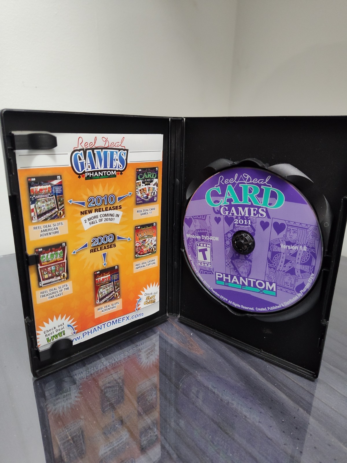 Phantom Reel Deal Card Games 2011 PC DVD-ROM Card Games Windows XP Vista 7