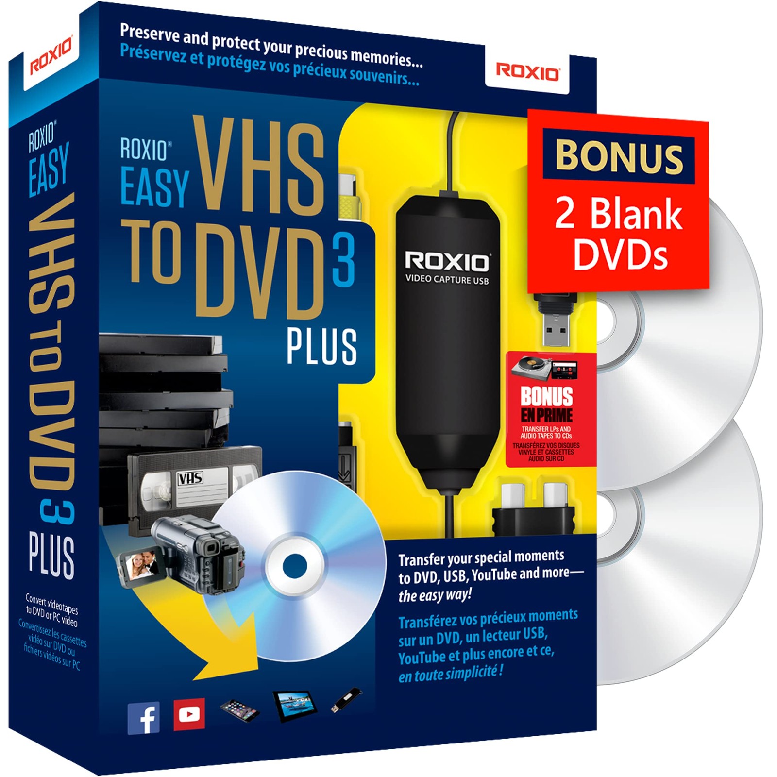 Roxio Easy VHS to DVD 3 Plus | VHS, Hi8, V8 Video or Digital…