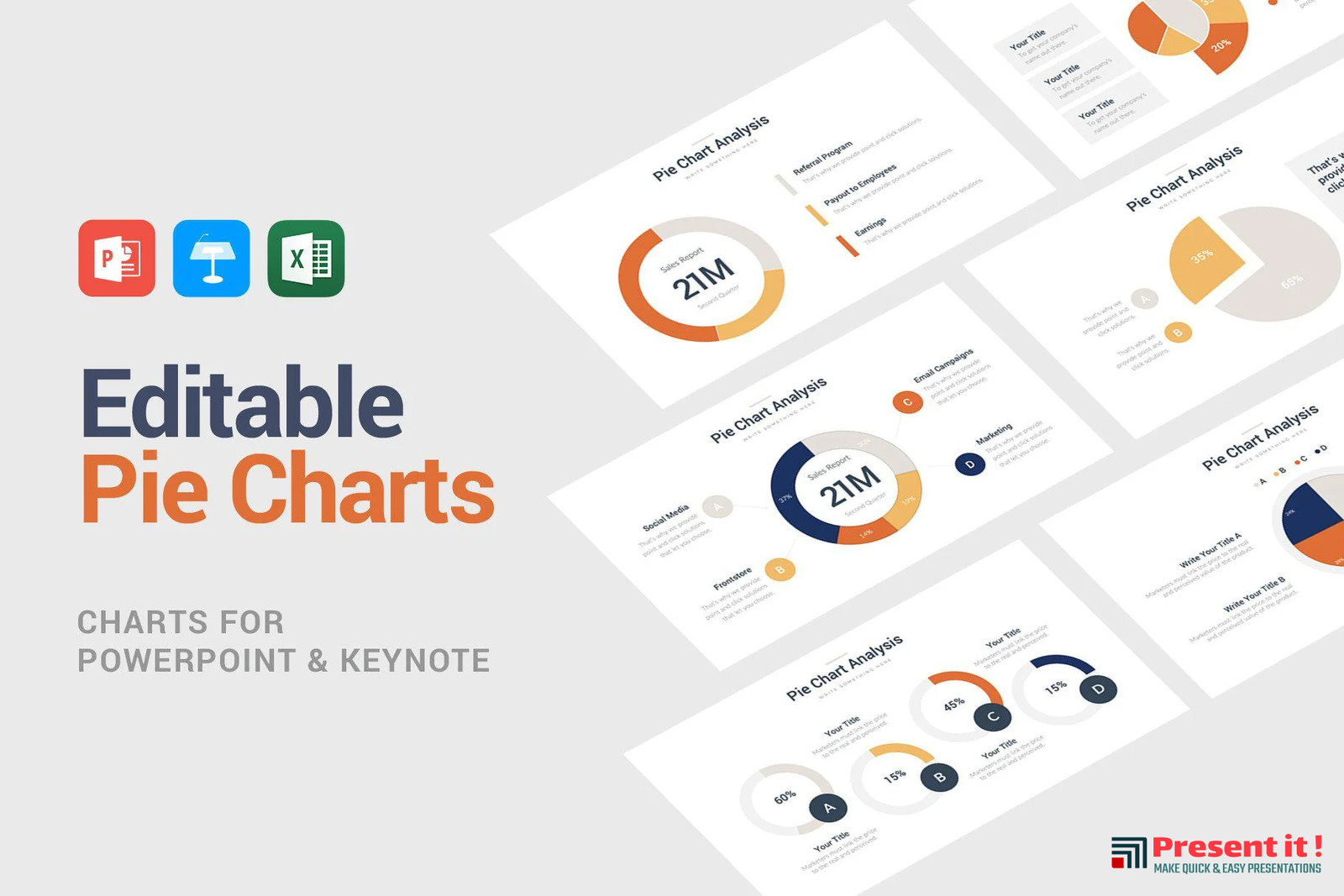 Pie Charts Infographic Templates